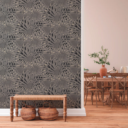 A.S. Création Blumen Tapete Grau 378612 Wandtapete Vliestapete Floral Vinyl
