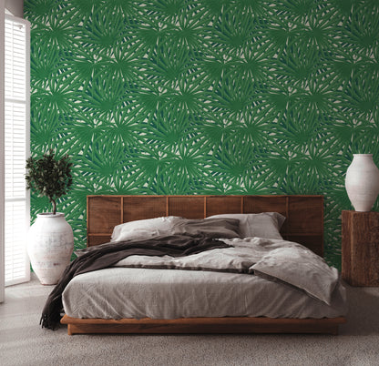 A.S. Création Blumen Tapete Grün 378613 Wandtapete Vliestapete Floral Vinyl