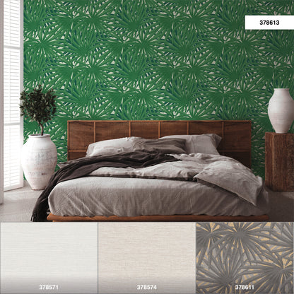 A.S. Création Blumen Tapete Grün 378613 Wandtapete Vliestapete Floral Vinyl