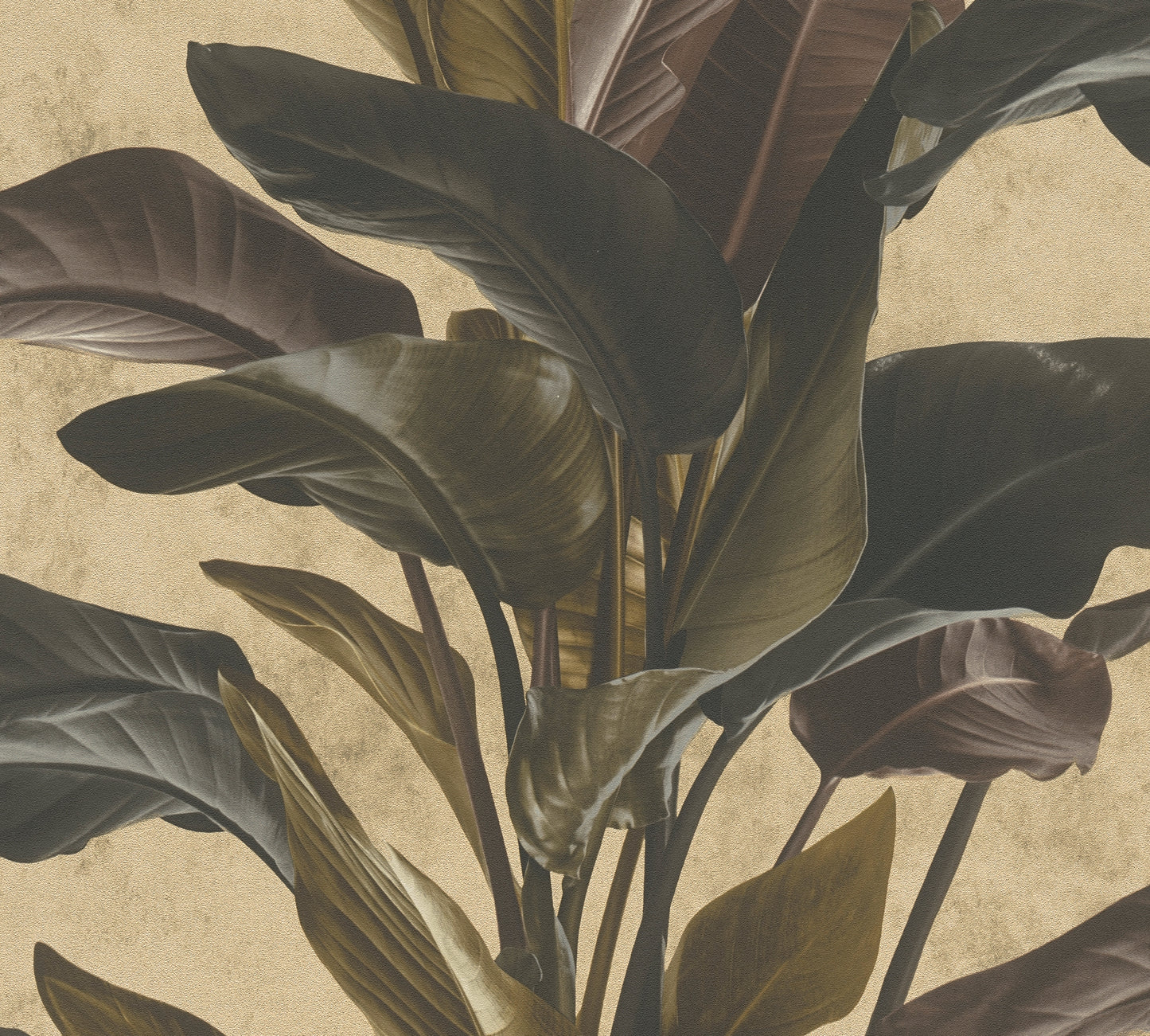 A.S. Création Blumen Tapete Gold 378624 Wandtapete Vliestapete Floral Vinyl
