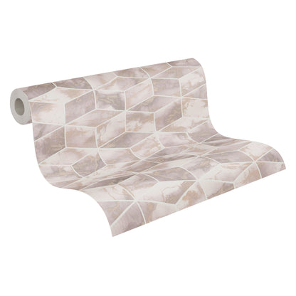 A.S. Création Tapete geometrisch Rosa 378632 Wandtapete Vliestapete Grafik Vinyl