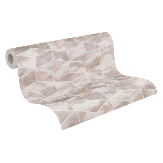 A.S. Création Tapete geometrisch Rosa 378632 Wandtapete Vliestapete Grafik Vinyl