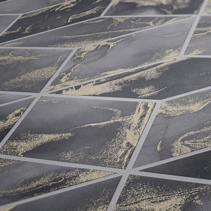 A.S. Création Tapete geometrisch Grau 378633 Wandtapete Vliestapete Grafik Vinyl