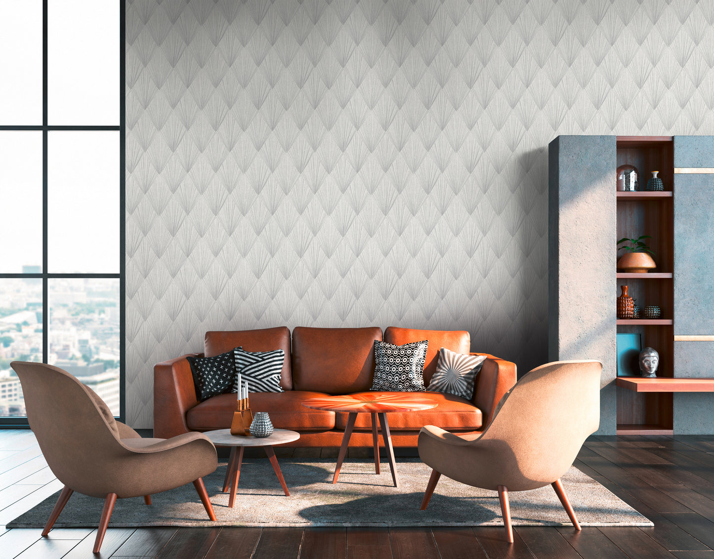 A.S. Création Tapete geometrisch Weiß 378641 Wandtapete Vliestapete Grafik Vinyl