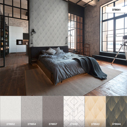 A.S. Création Tapete geometrisch Weiß 378641 Wandtapete Vliestapete Grafik Vinyl