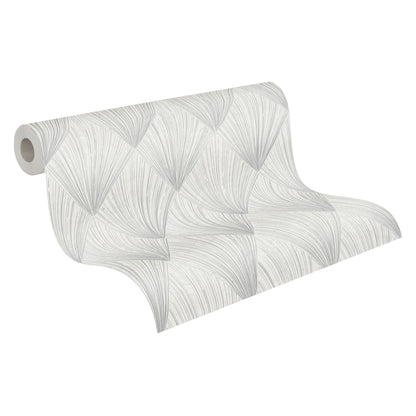 A.S. Création Tapete geometrisch Weiß 378641 Wandtapete Vliestapete Grafik Vinyl