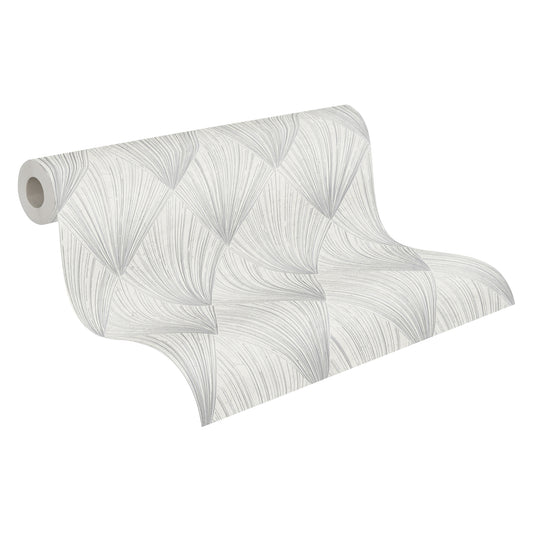 A.S. Création Tapete geometrisch Weiß 378641 Wandtapete Vliestapete Grafik Vinyl