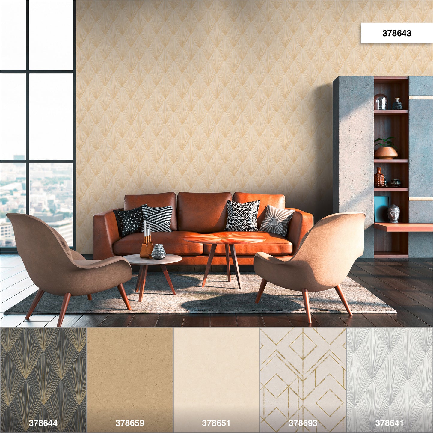 A.S. Création Tapete geometrisch Gold 378643 Wandtapete Vliestapete Grafik Vinyl