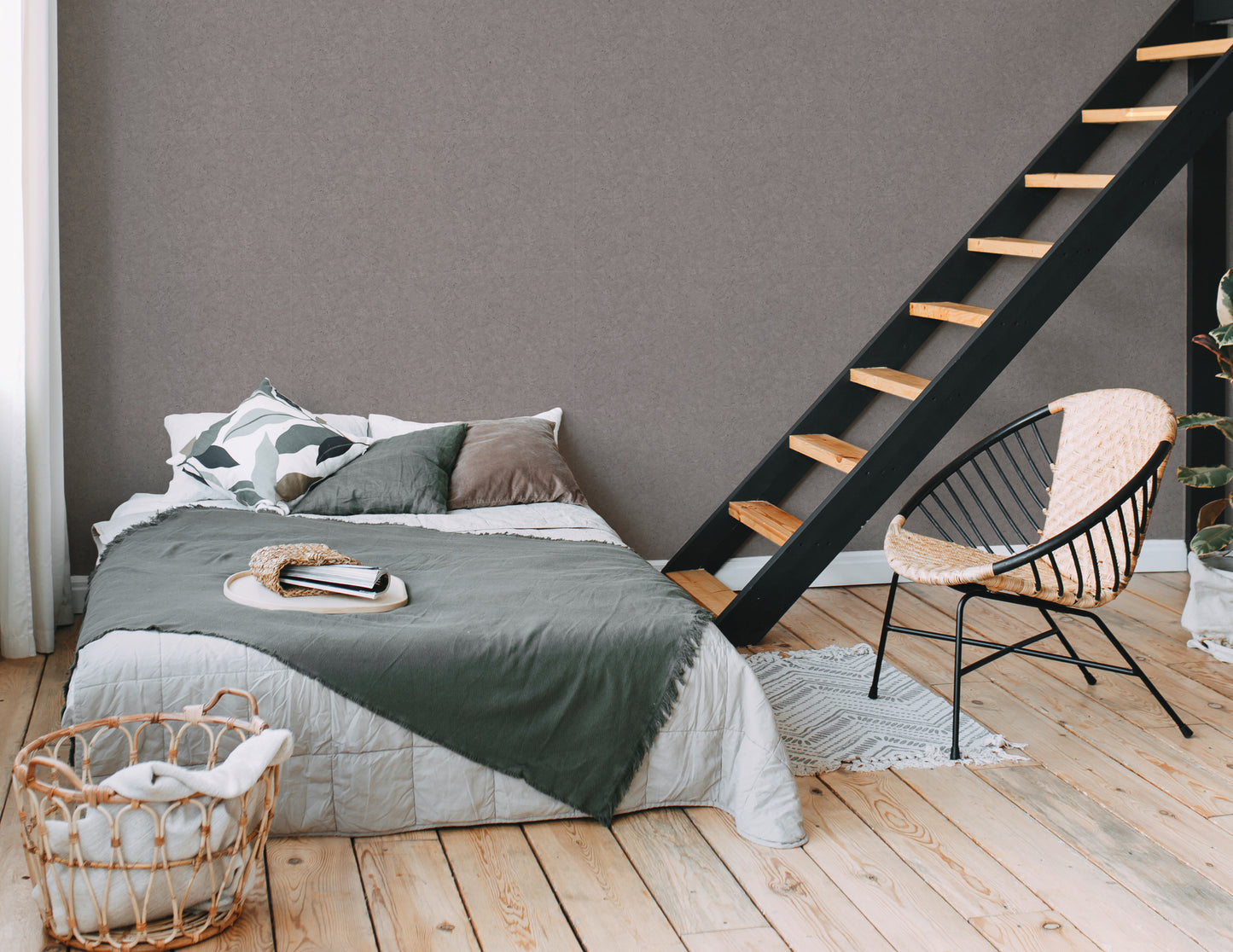 A.S. Création Uni Tapete Grau 378657 Wandtapete Vliestapete Unis Vinyl Rolle