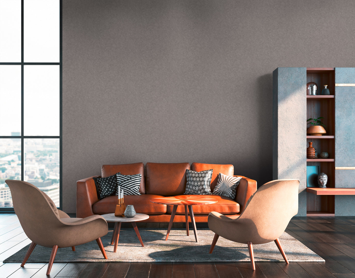 A.S. Création Uni Tapete Grau 378657 Wandtapete Vliestapete Unis Vinyl Rolle