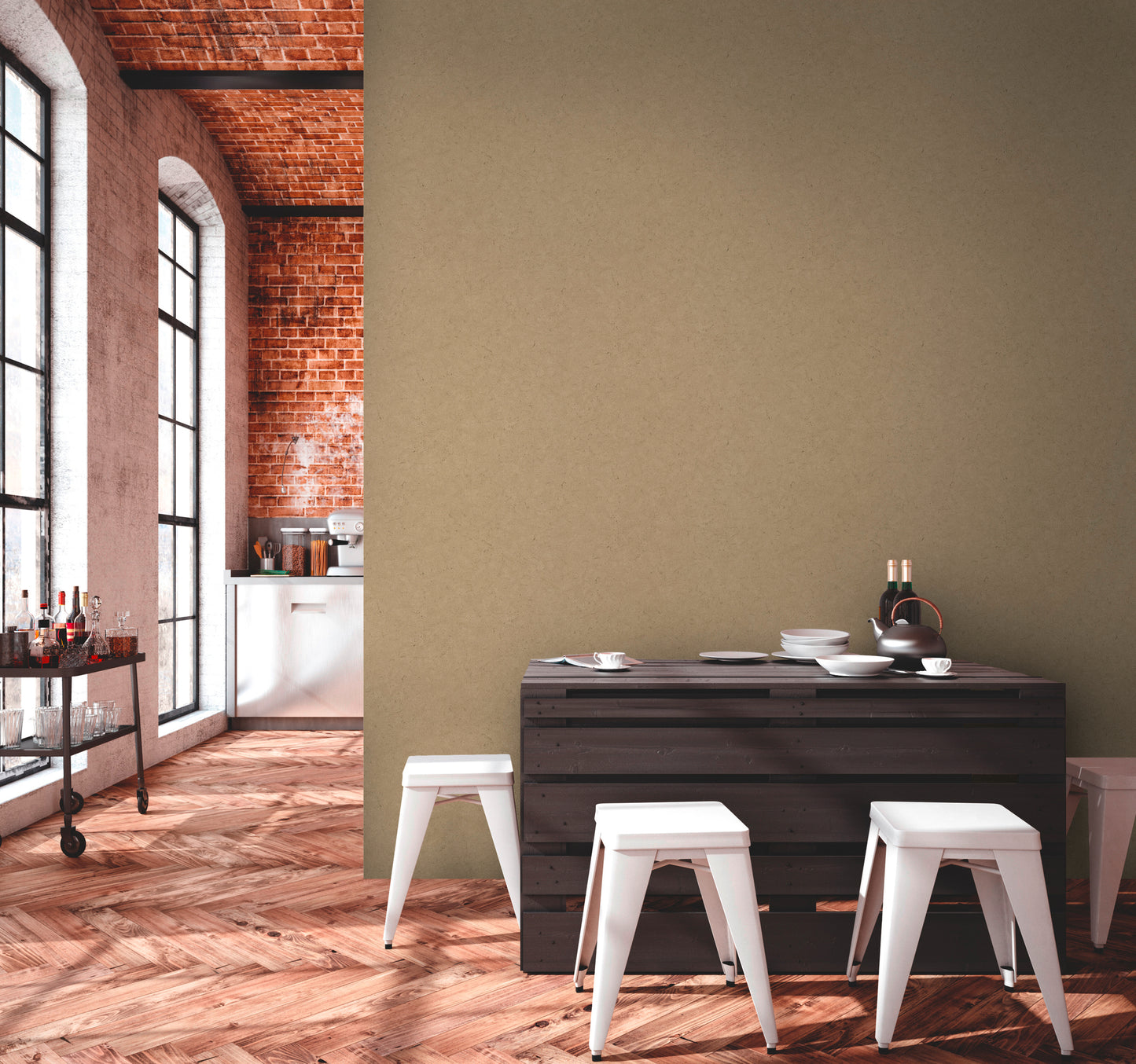 A.S. Création Uni Tapete Gold 378659 Wandtapete Vliestapete Unis Vinyl Rolle