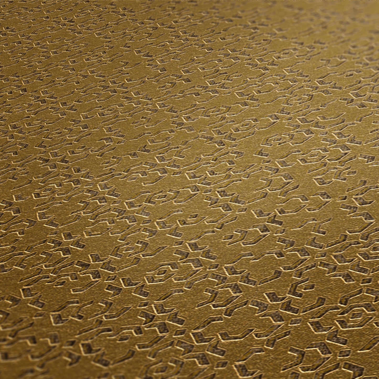 A.S. Création Geometrische Tapete Gold 378661 Wandtapete Vliestapete Vinyl Rolle