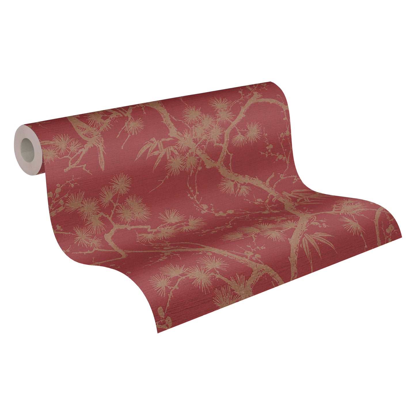 A.S. Création Blumen Tapete Rot 378671 Wandtapete Vliestapete Floral Vinyl Rolle