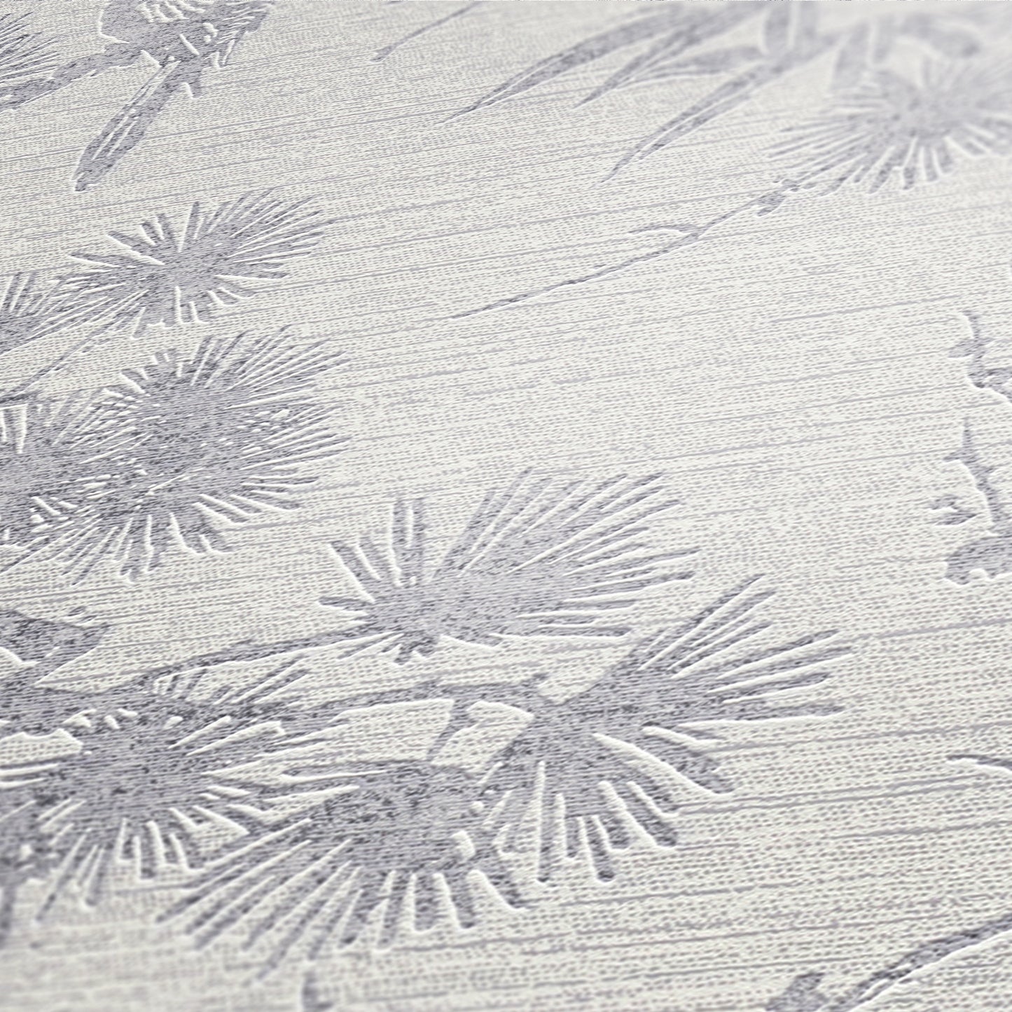 A.S. Création Blumentapete Silber 378673 Wandtapete Vliestapete Floral Vinyl