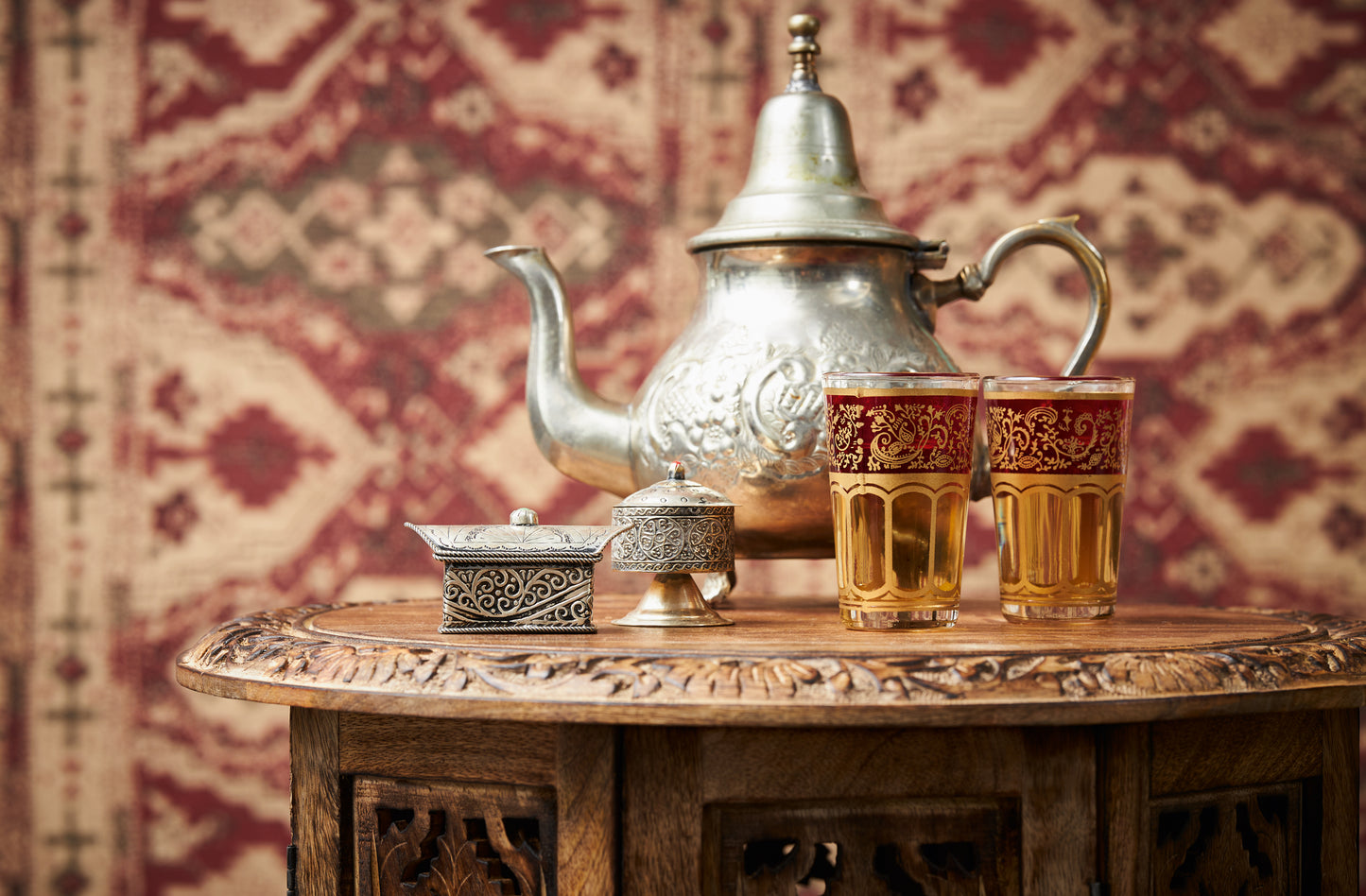 A.S. Création Orientalische Tapete Rot 378681 Wandtapete Vliestapete Vinyl Rolle