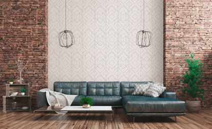 A.S. Création Tapete geometrisch Weiß 378691 Wandtapete Vliestapete Grafik Vinyl