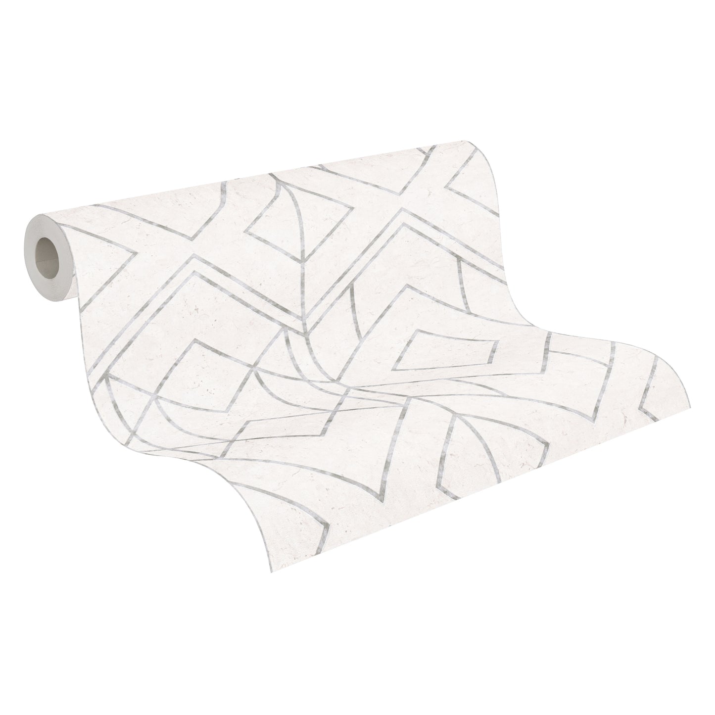 A.S. Création Tapete geometrisch Weiß 378691 Wandtapete Vliestapete Grafik Vinyl