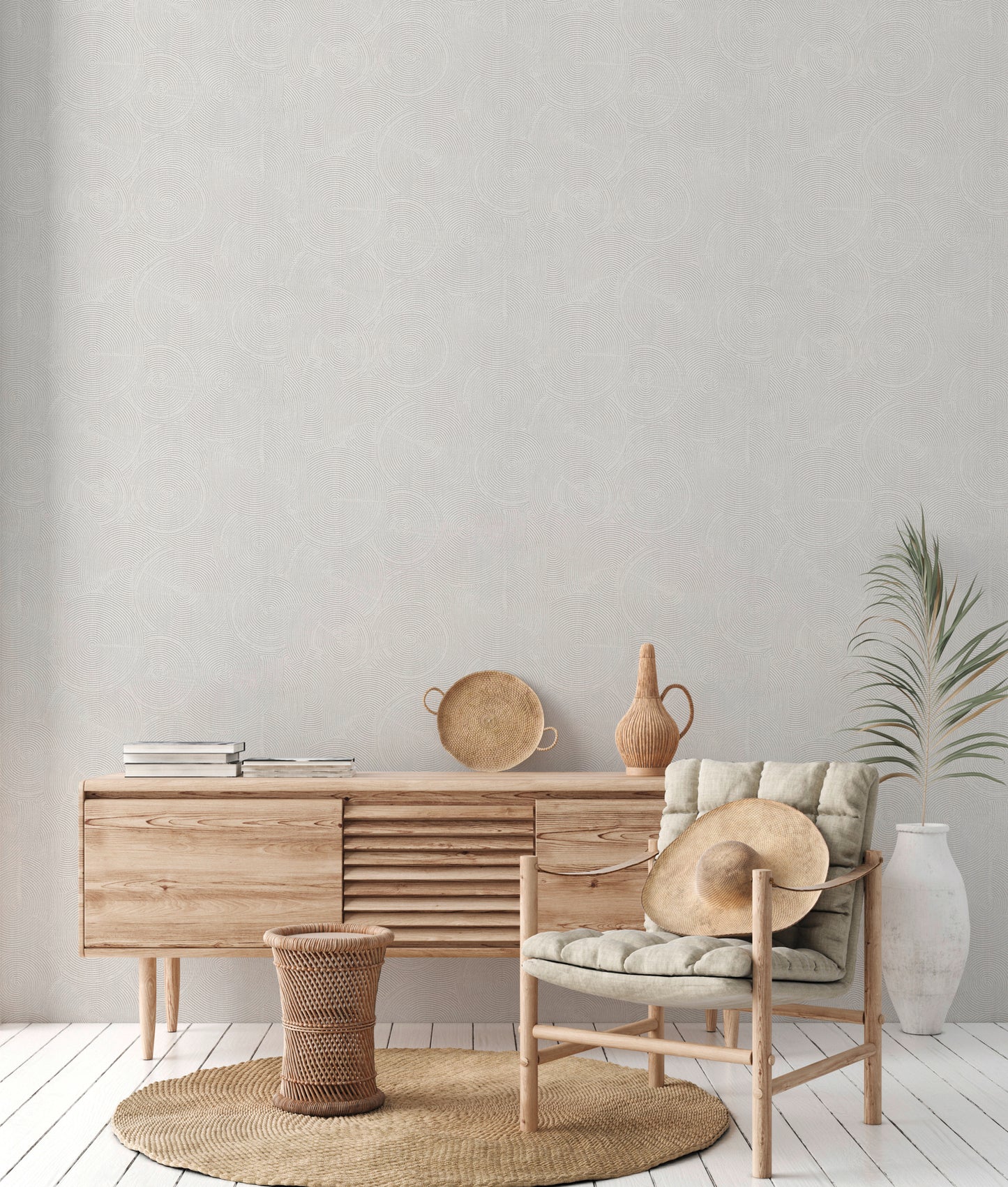 A.S. Création Tapete geometrisch Weiß 379001 Wandtapete Vliestapete Grafik Vinyl