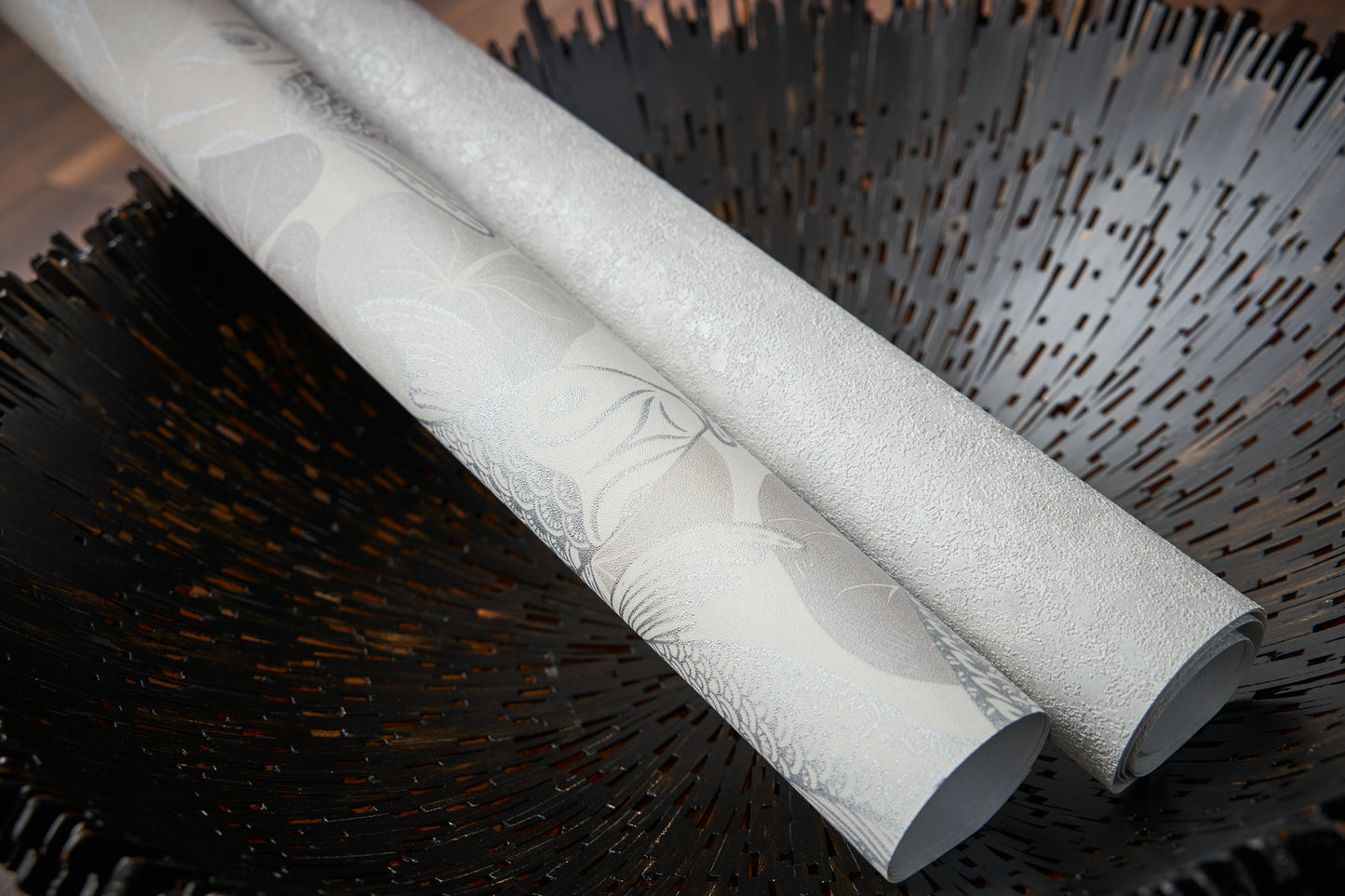 A.S. Création Uni Tapete Weiß 379022 Wandtapete Vliestapete Neo-Klassik  Vinyl