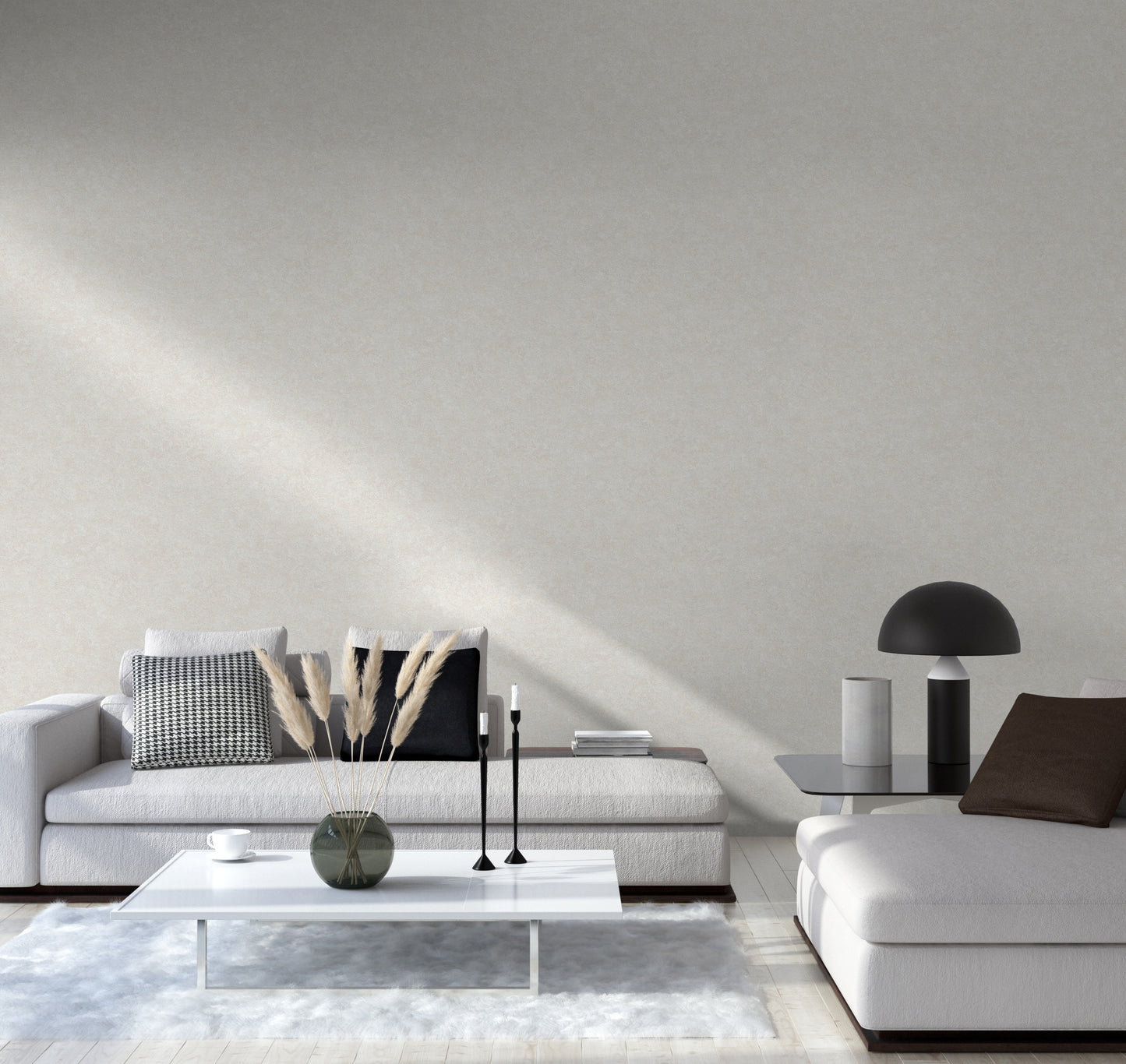 A.S. Création Uni Tapete Weiß 379022 Wandtapete Vliestapete Neo-Klassik  Vinyl