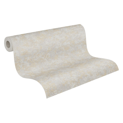 A.S. Création Uni Tapete Grau 379023 Wandtapete Vliestapete Neo-Klassik  Vinyl