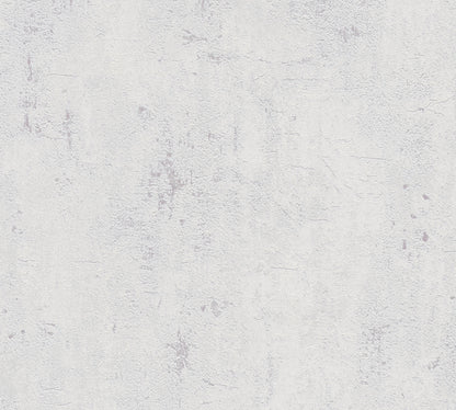 A.S. Création Tapete in Betonoptik Weiß 379031 Wandtapete Vliestapete Unis Vinyl