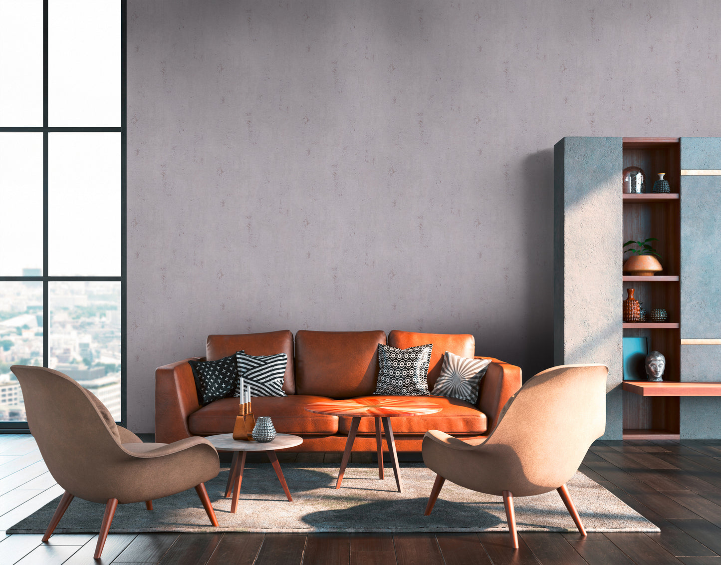 A.S. Création Tapete in Betonoptik Grau 379034 Wandtapete Vliestapete Unis Vinyl