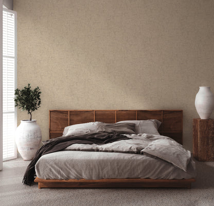 A.S. Création Unitapete Beige 379043 Wandtapete Vliestapete Struktur Unis Vinyl