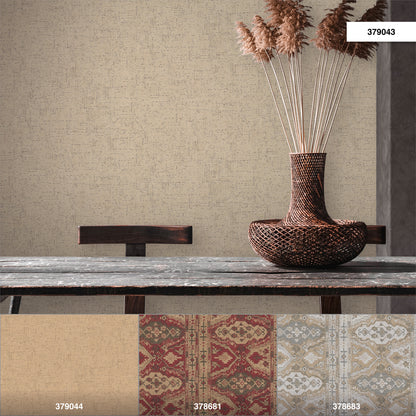 A.S. Création Unitapete Beige 379043 Wandtapete Vliestapete Struktur Unis Vinyl