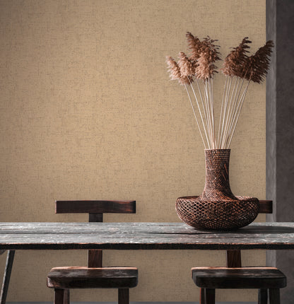 A.S. Création Unitapete Beige 379044 Wandtapete Vliestapete Struktur Unis Vinyl