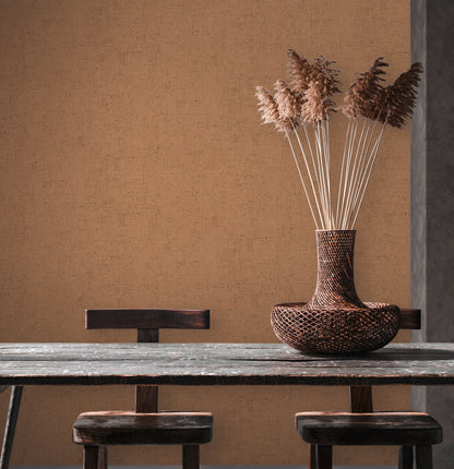 A.S. Création Unitapete Orange 379045 Wandtapete Vliestapete Struktur Unis Vinyl