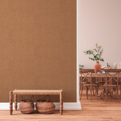 A.S. Création Unitapete Orange 379045 Wandtapete Vliestapete Struktur Unis Vinyl