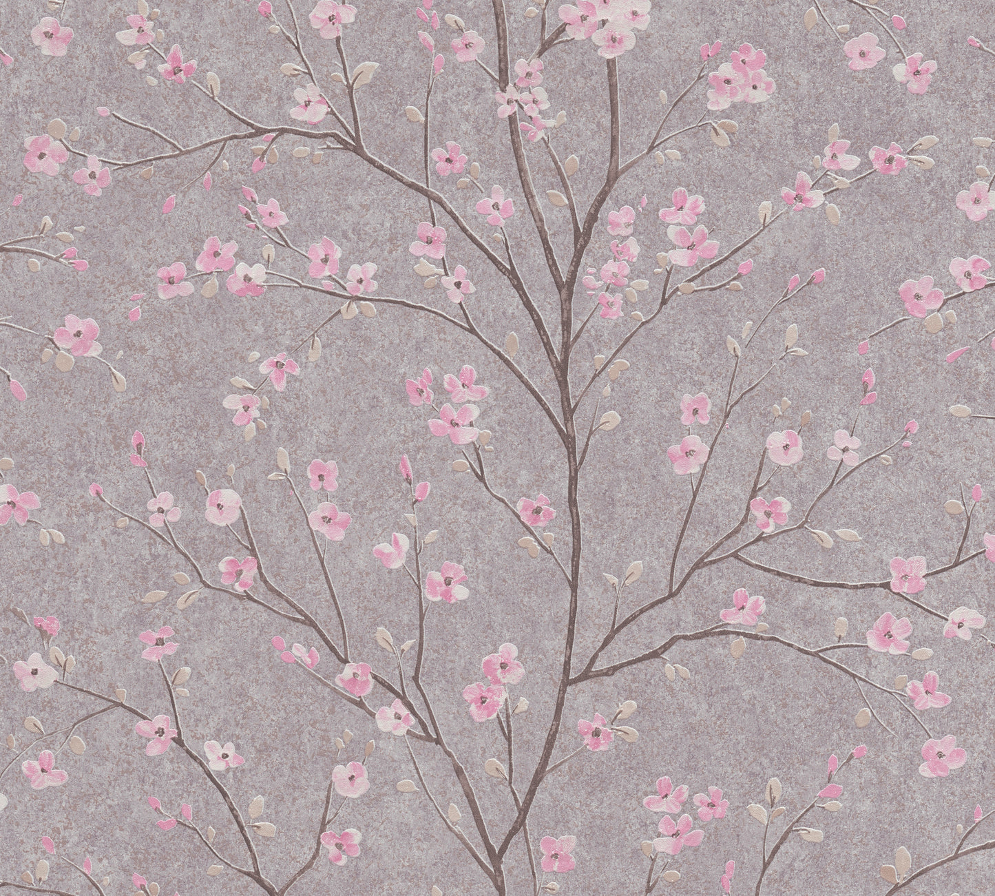 A.S. Création Blumen Tapete Grau 379122 Wandtapete Vliestapete Floral Vinyl
