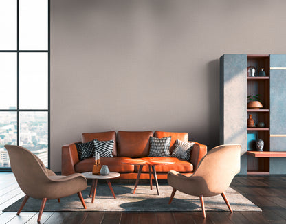 A.S. Création Unitapete Braun 379531 Wandtapete Vliestapete Textil Unis Vinyl