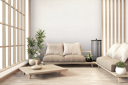 A.S. Création Unitapete Weiß 379532 Wandtapete Vliestapete Textil Unis Vinyl