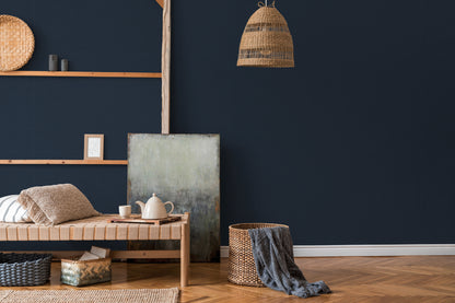 A.S. Création Unitapete Blau 379534 Wandtapete Vliestapete Textil Unis Vinyl