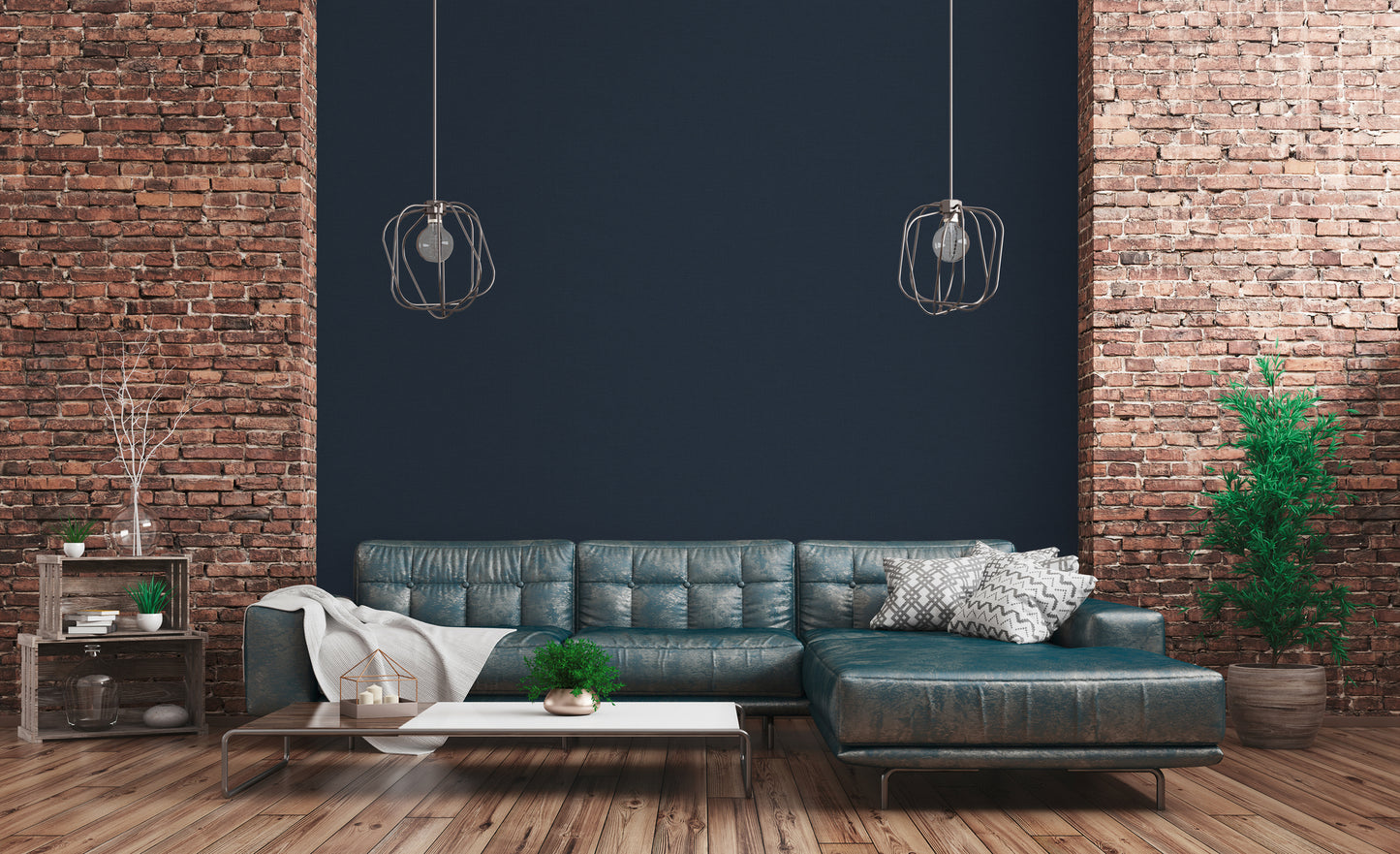 A.S. Création Unitapete Blau 379534 Wandtapete Vliestapete Textil Unis Vinyl