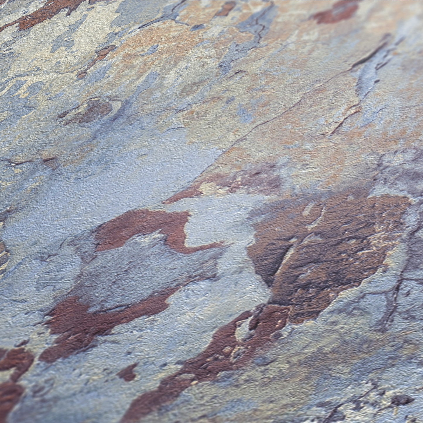 A.S. Création Tapete in Betonoptik Blau 379542 Wandtapete Vliestapete Vinyl