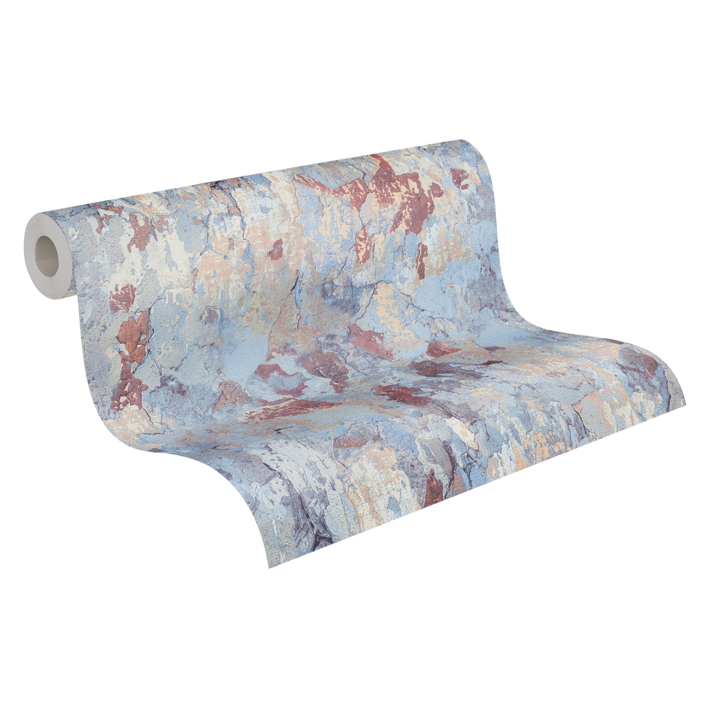 A.S. Création Tapete in Betonoptik Blau 379542 Wandtapete Vliestapete Vinyl