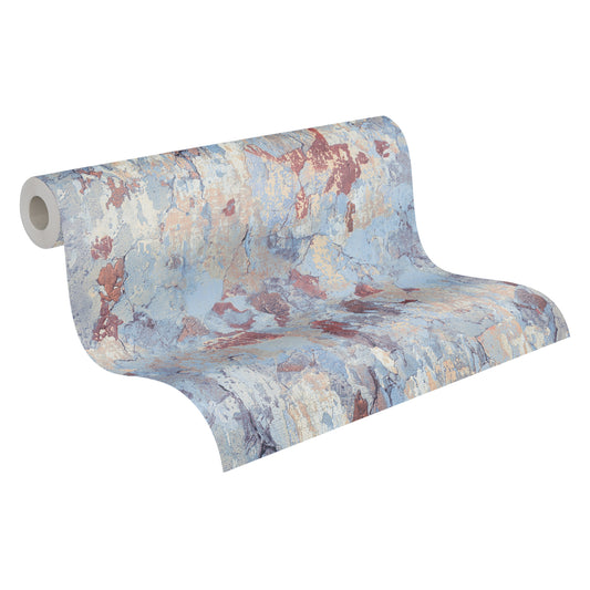 A.S. Création Tapete in Betonoptik Blau 379542 Wandtapete Vliestapete Vinyl