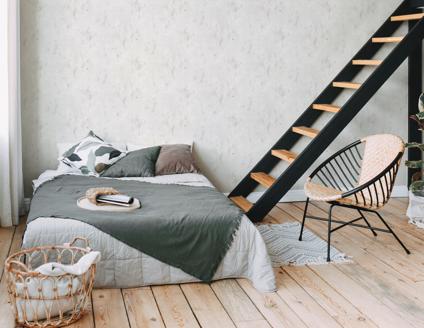 A.S. Création Tapete in Betonoptik Weiß 379543 Wandtapete Vliestapete Vinyl