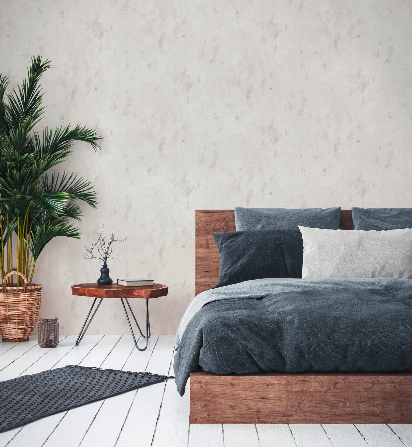 A.S. Création Tapete in Betonoptik Weiß 379543 Wandtapete Vliestapete Vinyl