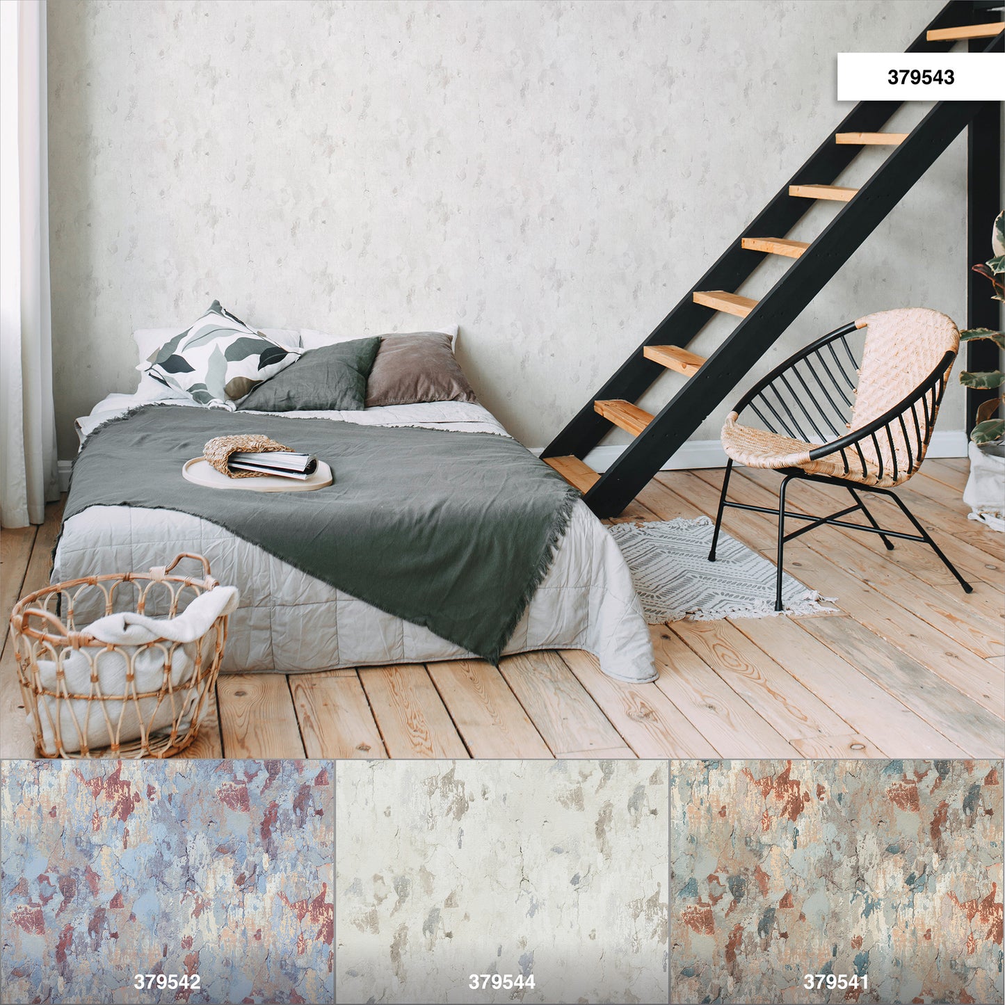 A.S. Création Tapete in Betonoptik Weiß 379543 Wandtapete Vliestapete Vinyl