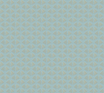 A.S. Création Art Deco Tapete Türkis 379574 Tapete Trendwall 2 Wandtapete Design