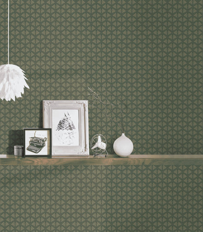 A.S. Création Art Deco Tapete Grün 379575 Tapete Trendwall 2 Wandtapete Design