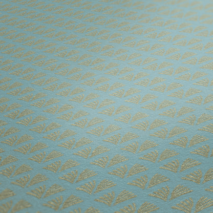 A.S. Création Art Deco Tapete Türkis 379584 Tapete Trendwall 2 Wandtapete Design