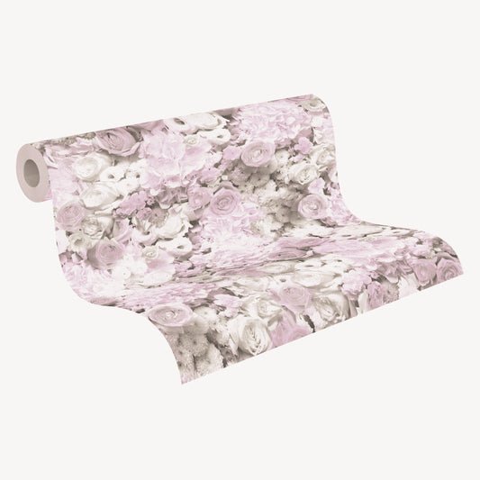 A.S. Création Blumentapete Blumen floral Rosa 380081 Trendwall 2 Wandtapete