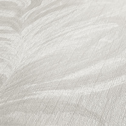 A.S. Création Tapete mit Federn Weiß 380091 Tapete Mata Hari Wandtapete Design