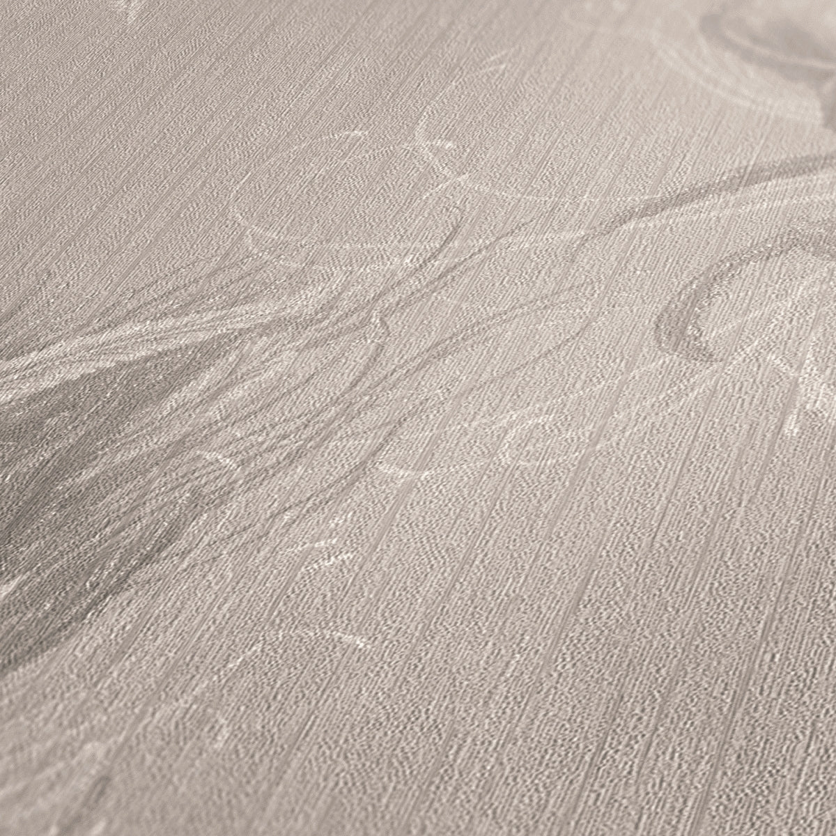 A.S. Création Tapete mit Federn Grau 380092 Tapete Mata Hari Wandtapete Design