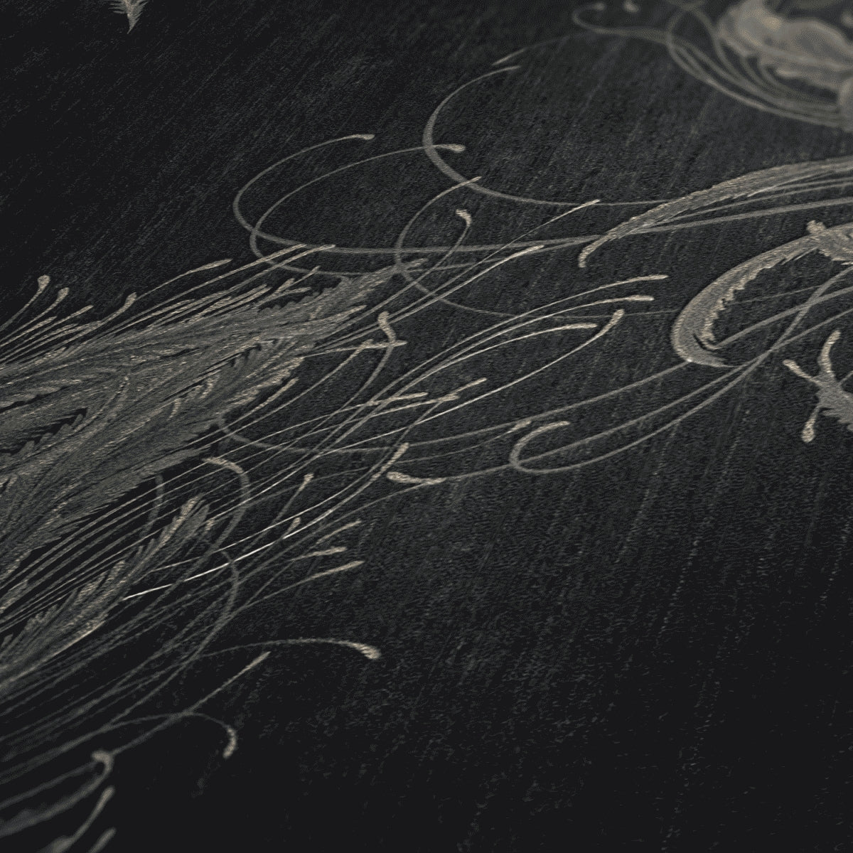 A.S. Création Tapete mit Federn Schwarz 380094 Tapete Mata Hari Wandtapete